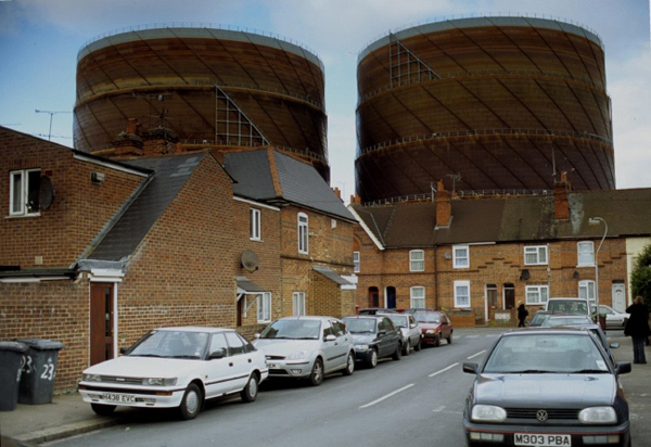 Gasometers in Reading