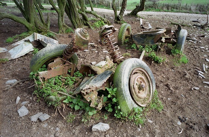Bones of a dead car