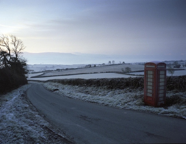 Phone box on Clyro Hill 10: January 3rd, 2006